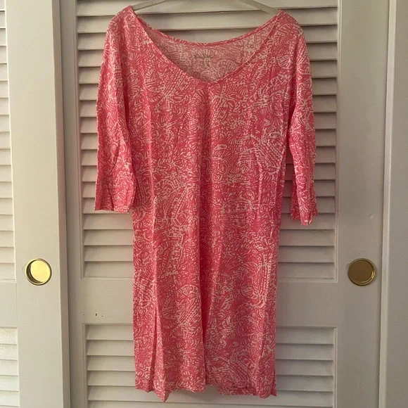Lilly Pulitzer Pink Printed Shift Dress - Picture 2 of 5